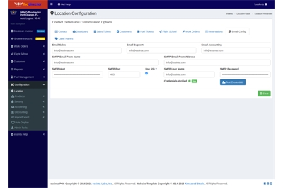 FBO Director Customizaton By Location Setting Page Screen Capture